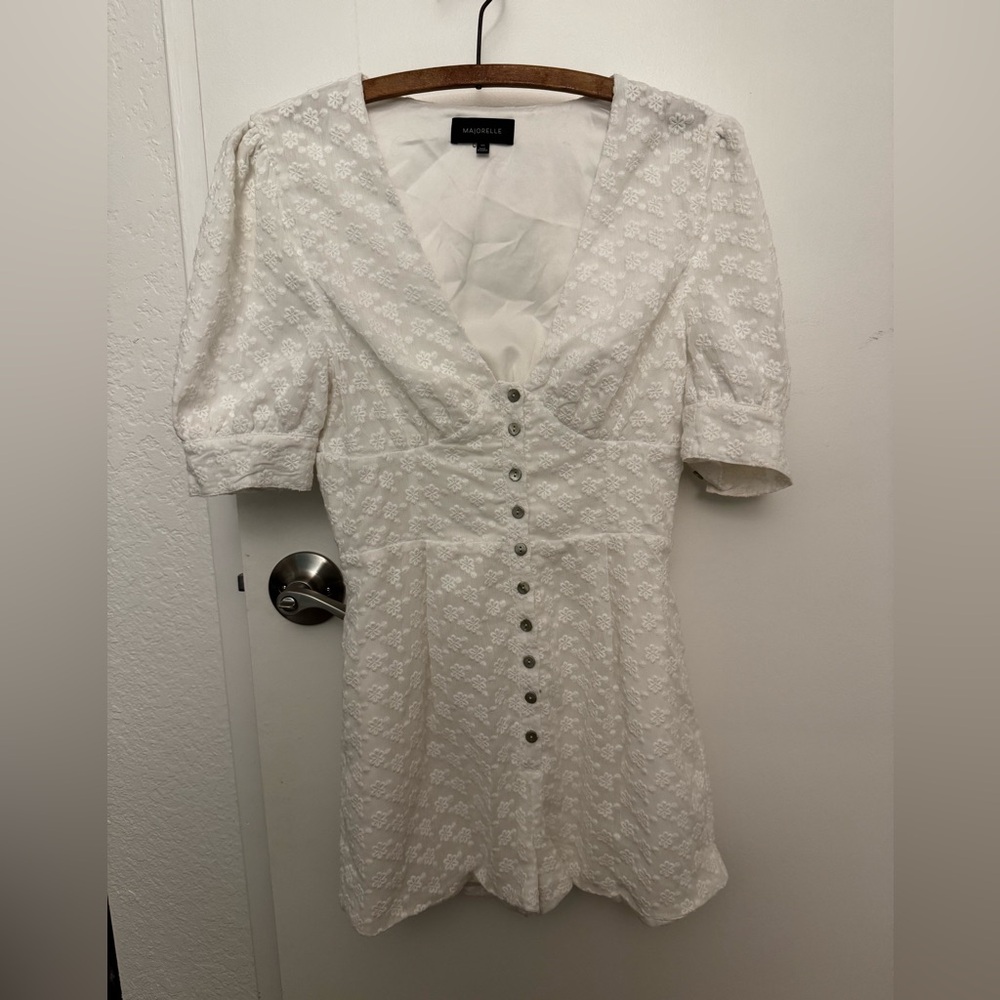 Marjorelle embroidered romper